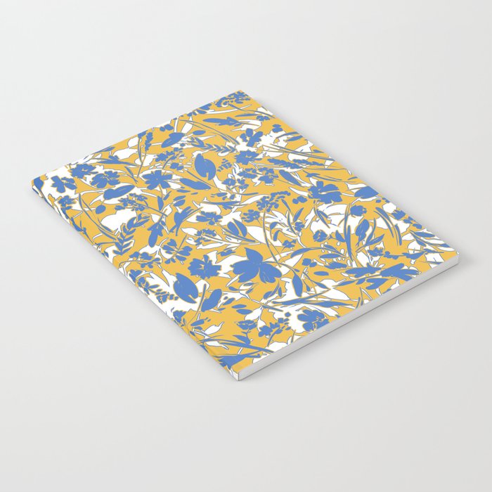 Simplistic silhouette flowers YB Notebook Gallery Image 1