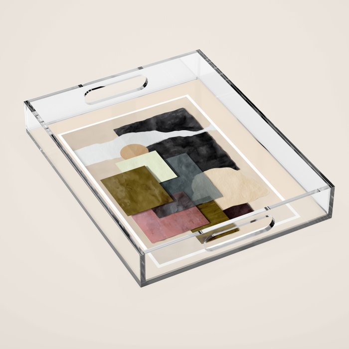Soft Geometry II Acrylic Tray Gallery Image 1