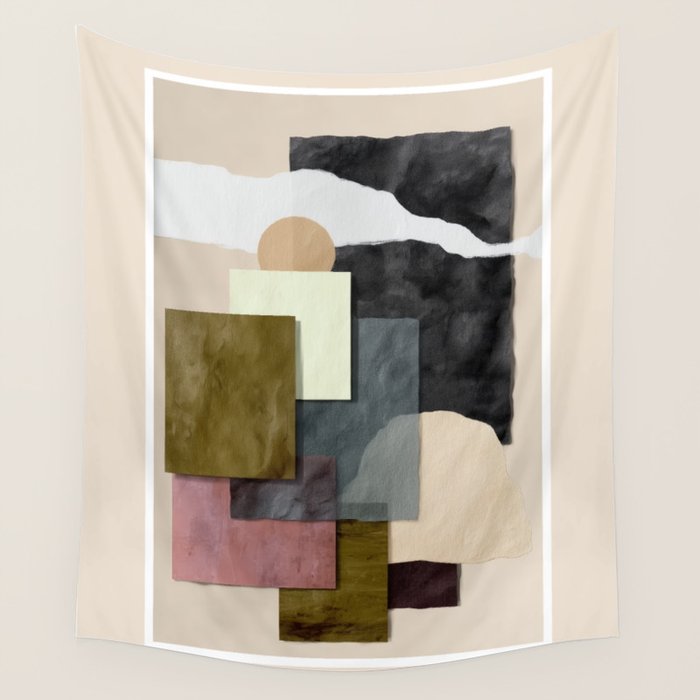 Soft Geometry II Wall Tapestry Gallery Image 4