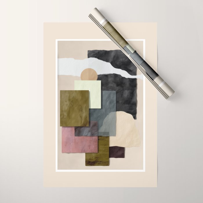 Soft Geometry II Wrapping Paper Gallery Image 1