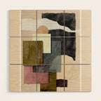Soft Geometry II Wood Wall Art Gallery Image 1