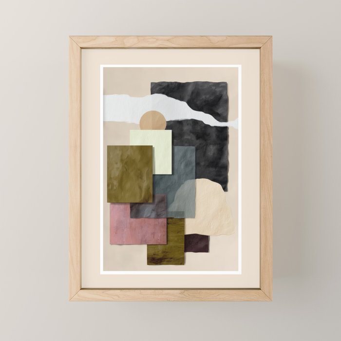 Soft Geometry II Mini Art Print Gallery Image 1