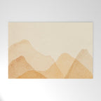 Abstract terracotta mountains Welcome Mat Gallery Image 1
