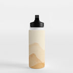 Abstract terracotta mountains Water Bottle Gallery Image 3
