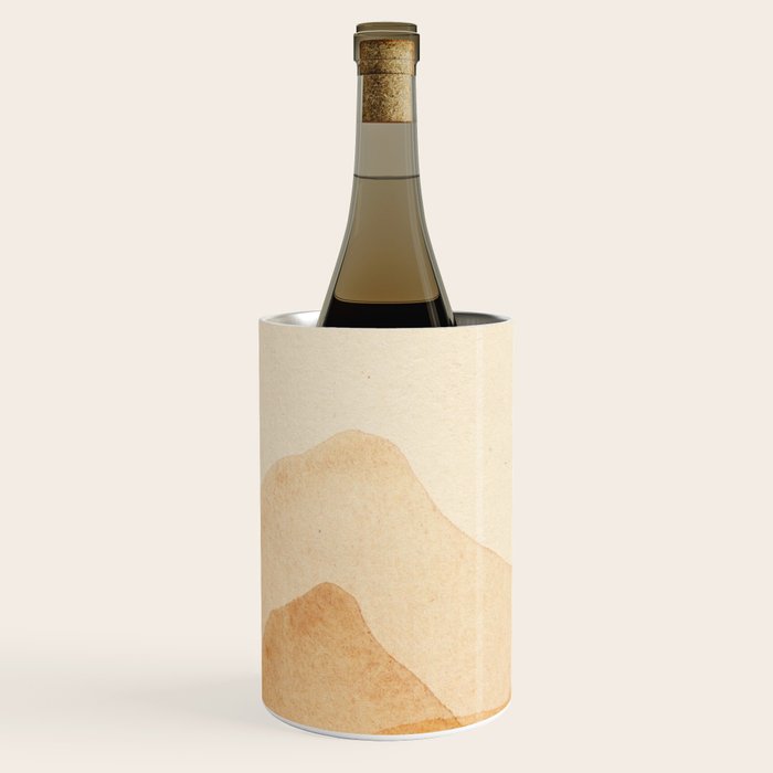 Abstract terracotta mountains Wine Chiller Gallery Image 2