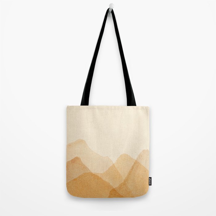 Abstract terracotta mountains Tote Bag Gallery Image 2