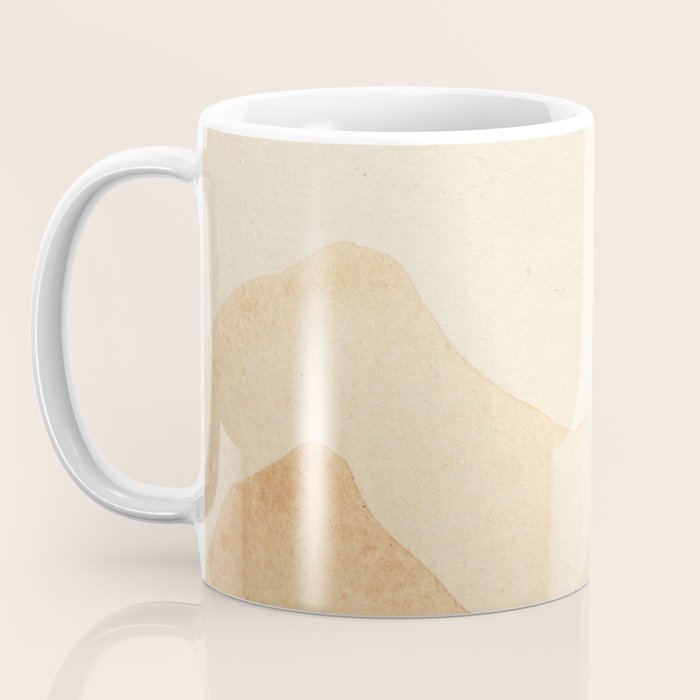 Abstract terracotta mountains Coffee Mug Gallery Image 3