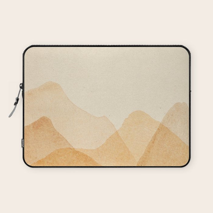 Abstract terracotta mountains Laptop Sleeve Gallery Image 1