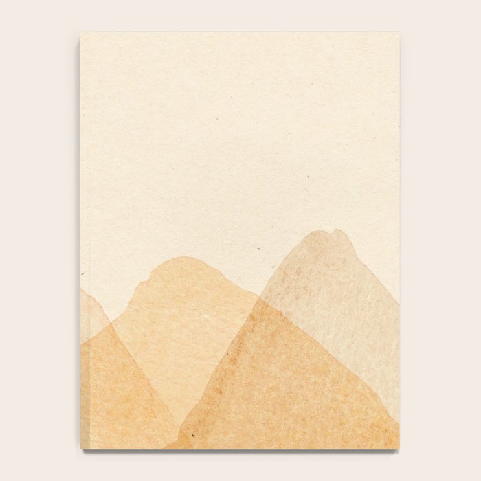 Abstract terracotta mountains Notebook Gallery Image 4