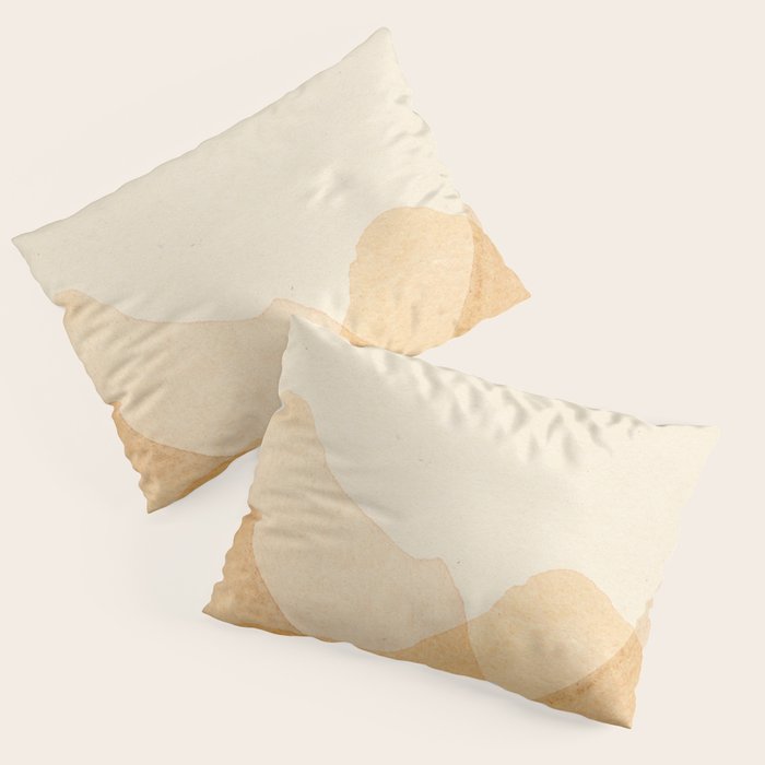 Abstract terracotta mountains Pillow Sham Gallery Image 1