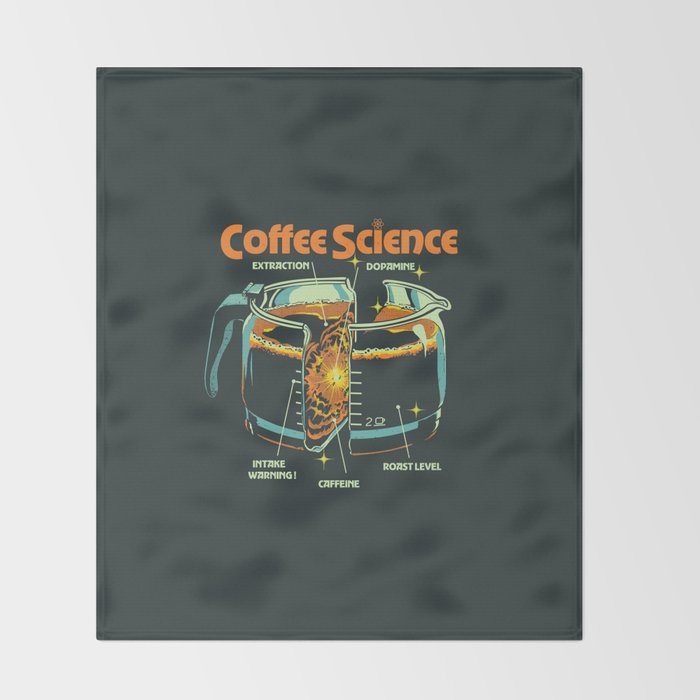 COFFEE SCIENCE Throw Blanket Gallery Image 2