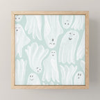 Gossamer Ghosts - soft blue Mini Art Print Gallery Image 1
