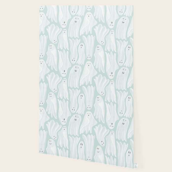 Gossamer Ghosts - soft blue Wallpaper Gallery Image 2