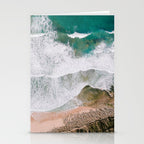 Waves of the ocean | Ericeira fine art travel photography | sea drone wall art Stationery Card Gallery Image 2