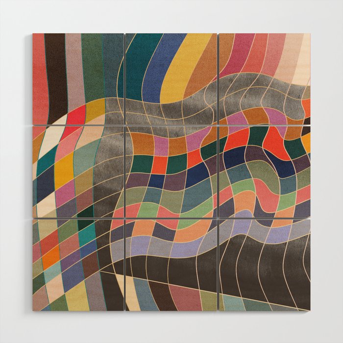 Warp Wood Wall Art Gallery Image 1