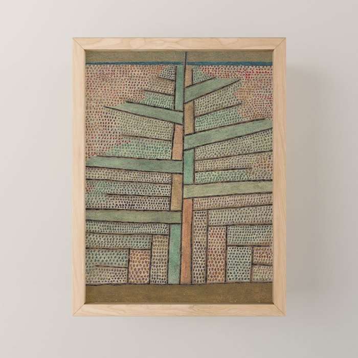"The Pine Tree" by Paul Klee (1932) Mini Art Print Gallery Image 1
