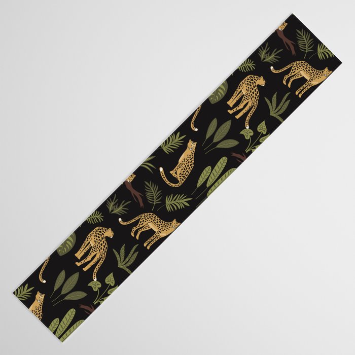Jungle Night Cheetah Prints Table Runner Gallery Image 3