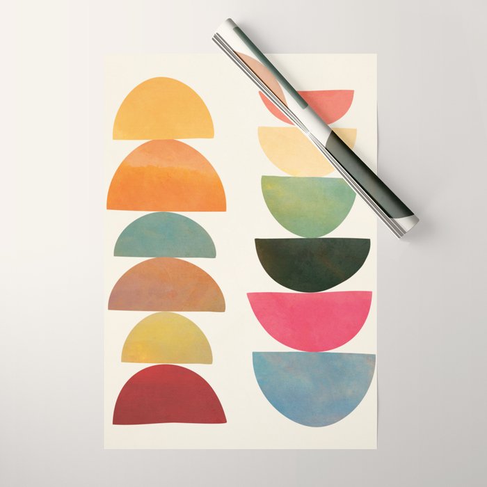 Modern Abstract Art 76 Wrapping Paper Gallery Image 1