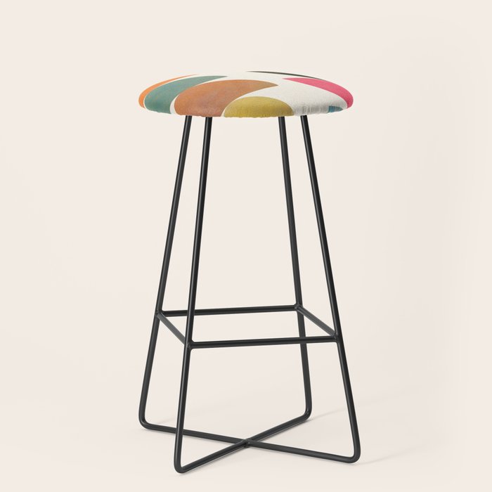 Modern Abstract Art 76 Stool Gallery Image 1