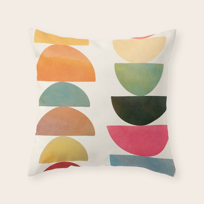 Modern Abstract Art 76 Throw Pillow Gallery Image 6