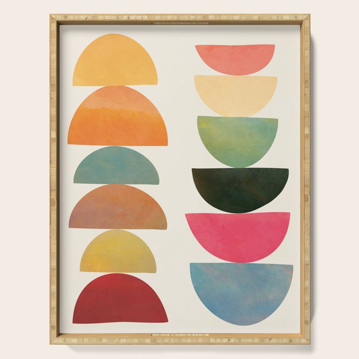 Modern Abstract Art 76 Serving Tray Gallery Image 1