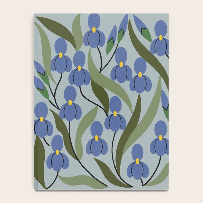 Blue Iris Notebook Gallery Image 4
