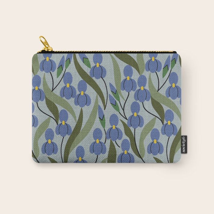 Blue Iris Carry All Pouch Gallery Image 1