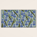 Blue Iris Desk Mat Gallery Image 3