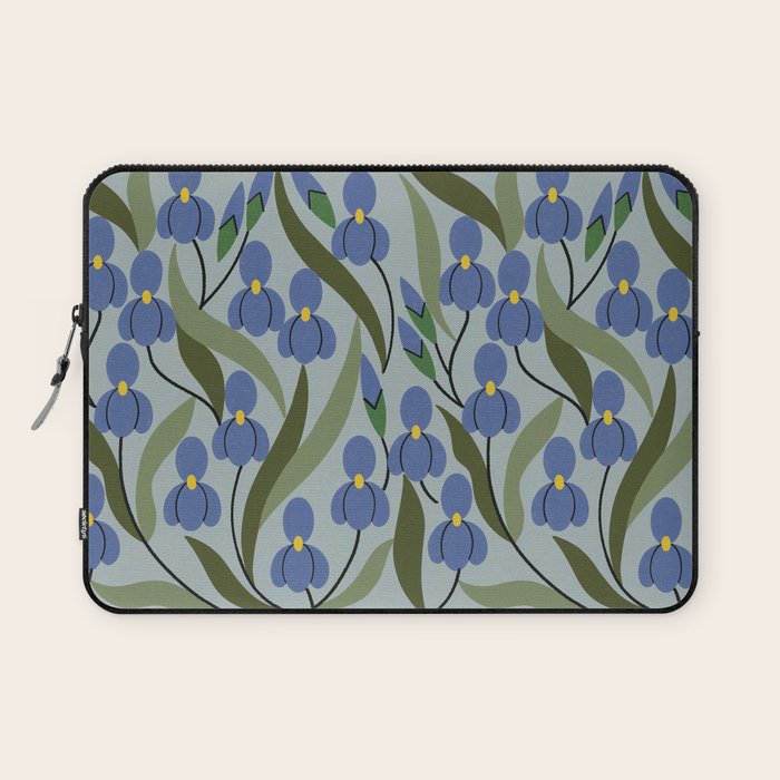 Blue Iris Laptop Sleeve Gallery Image 1