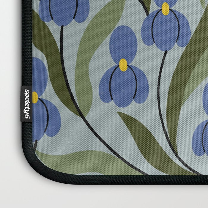 Blue Iris Laptop Sleeve Gallery Image 3