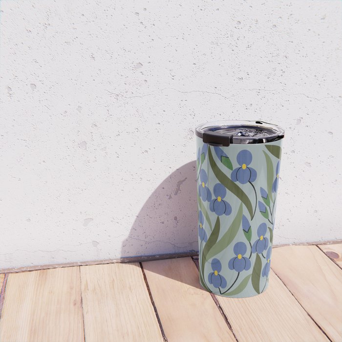 Blue Iris Travel Mug Gallery Image 4