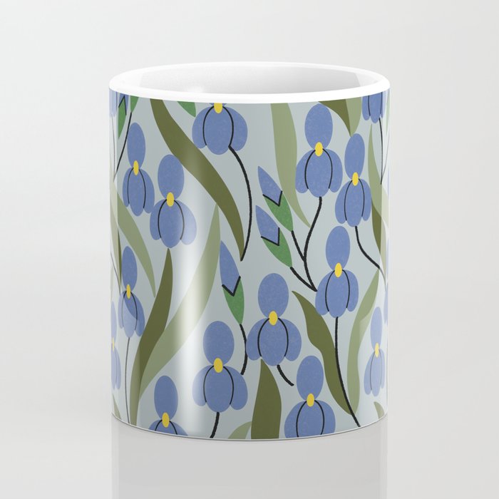 Blue Iris Coffee Mug Gallery Image 4