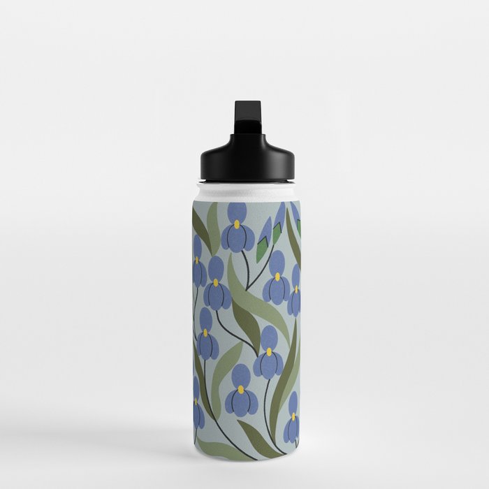 Blue Iris Water Bottle Gallery Image 3