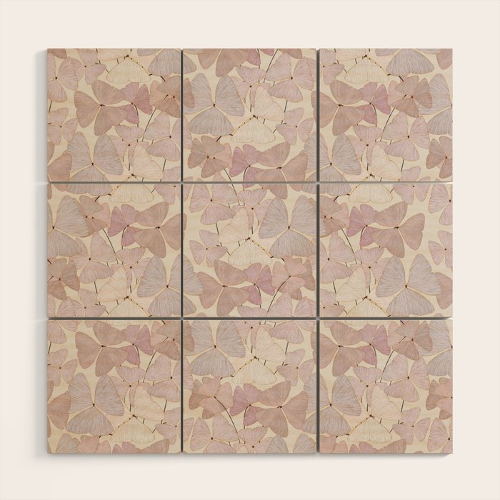  Botanical  clover Pot Wood Wall Art Gallery Image 1