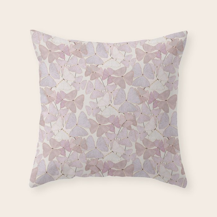  Botanical  clover Pot Throw Pillow Gallery Image 6