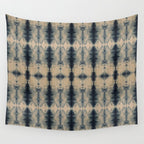 Shibori Linen Flax Wall Tapestry Gallery Image 4