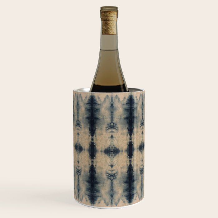 Shibori Linen Flax Wine Chiller Gallery Image 2