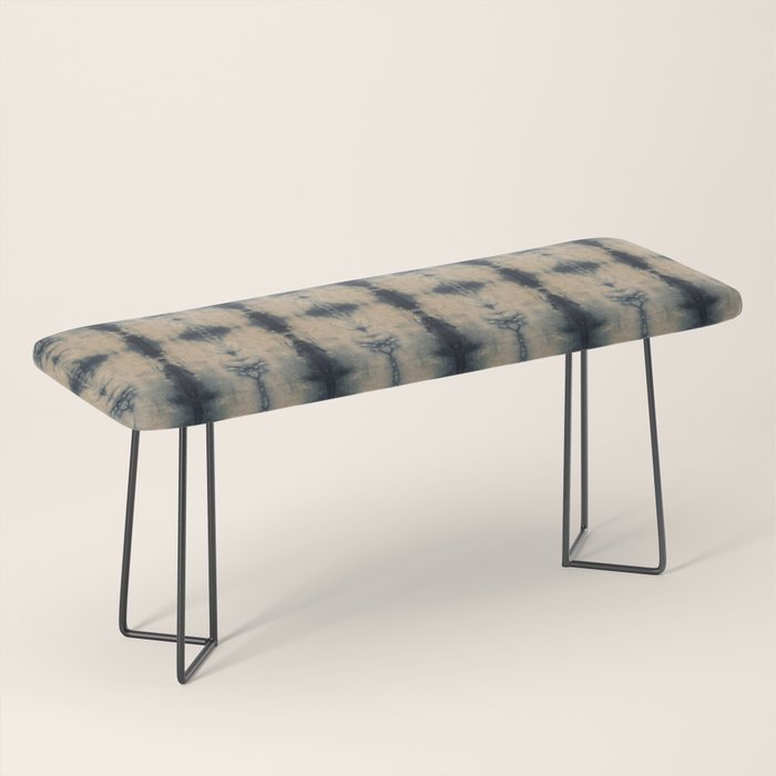 Shibori Linen Flax Bench Gallery Image 1