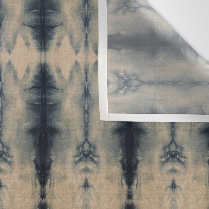 Shibori Linen Flax Wall Tapestry Gallery Image 3