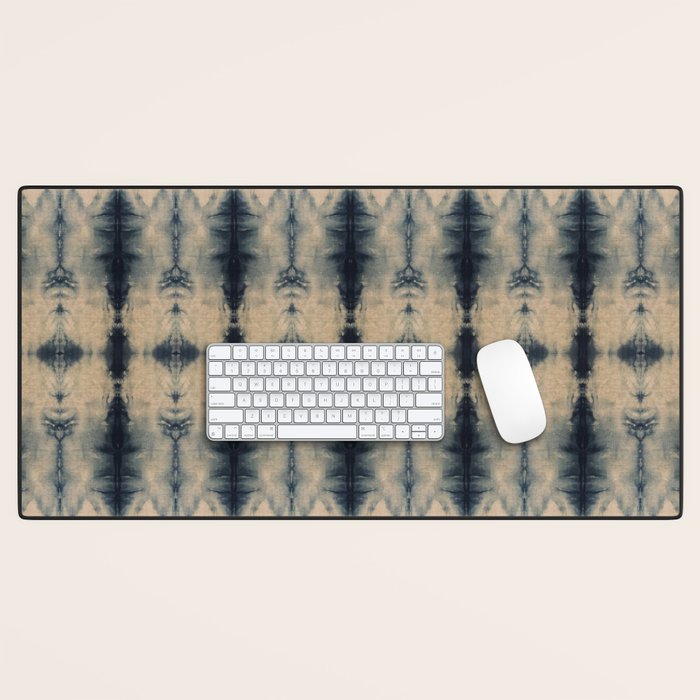 Shibori Linen Flax Desk Mat Gallery Image 1