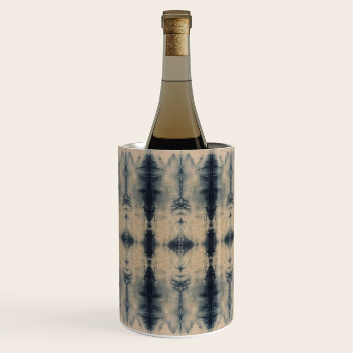 Shibori Linen Flax Wine Chiller Gallery Image 3