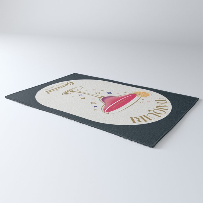 Daiquiri Cocktail Zodiac Sign Rug Gallery Image 3