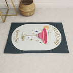 Daiquiri Cocktail Zodiac Sign Rug Gallery Image 1