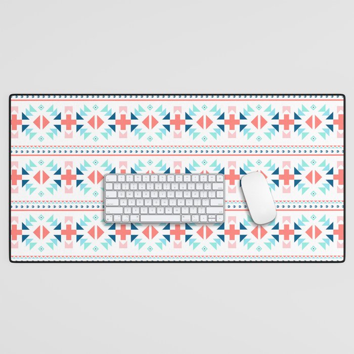 geometry navajo pattern Desk Mat Gallery Image 1