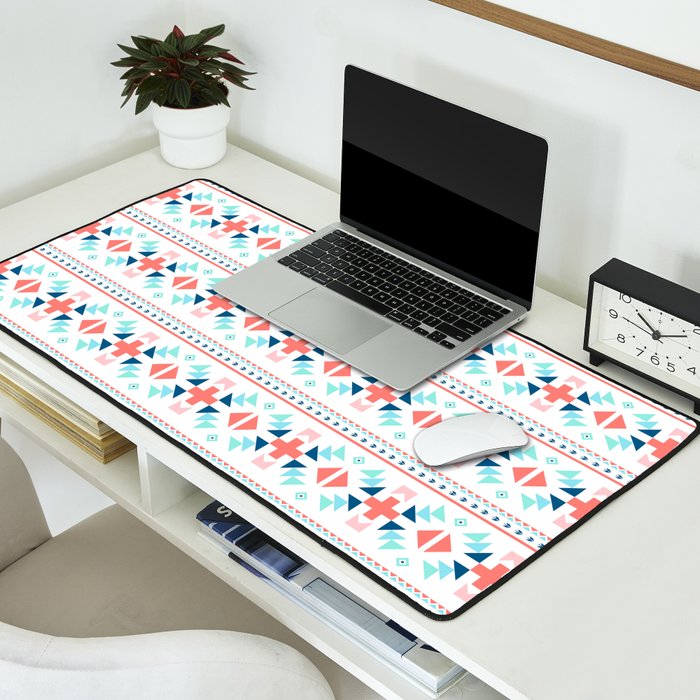 geometry navajo pattern Desk Mat Gallery Image 2