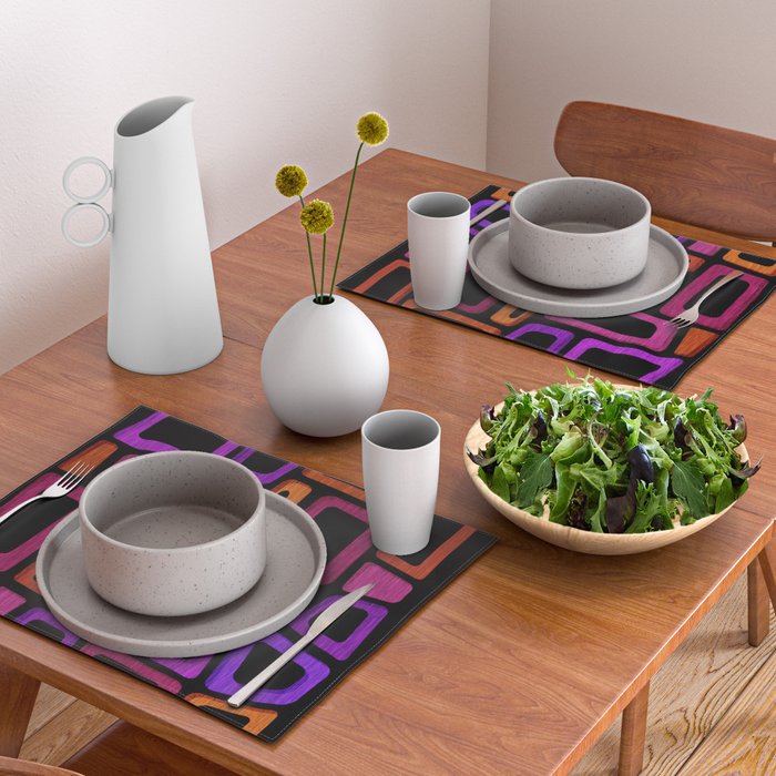 Palm Springs Modern Tiki Design Placemat Gallery Image 2
