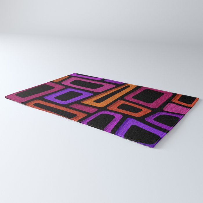 Palm Springs Modern Tiki Design Rug Gallery Image 3