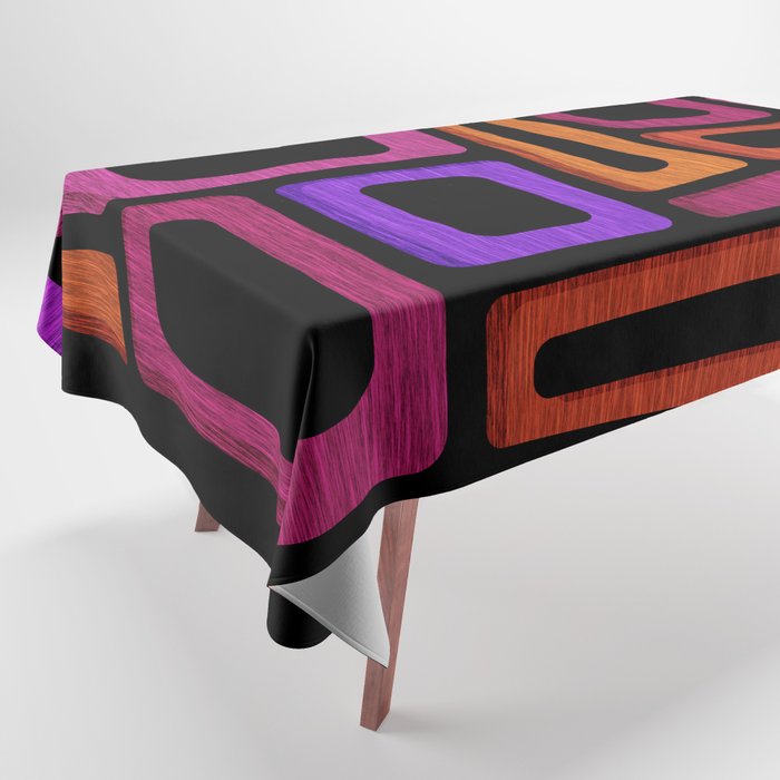 Palm Springs Modern Tiki Design Tablecloth Gallery Image 1