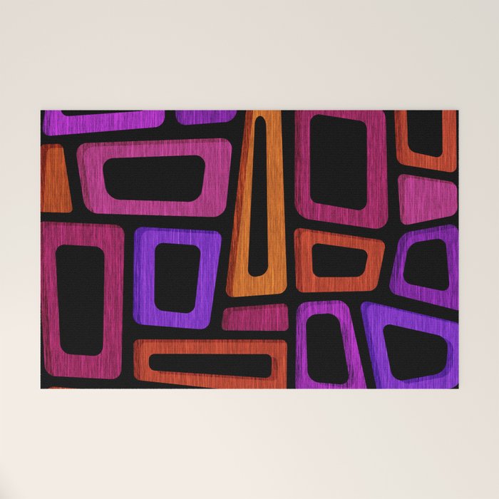Palm Springs Modern Tiki Design Welcome Mat Gallery Image 1