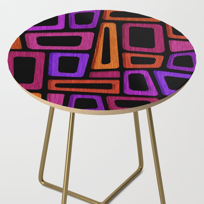 Palm Springs Modern Tiki Design Side Table Gallery Image 2